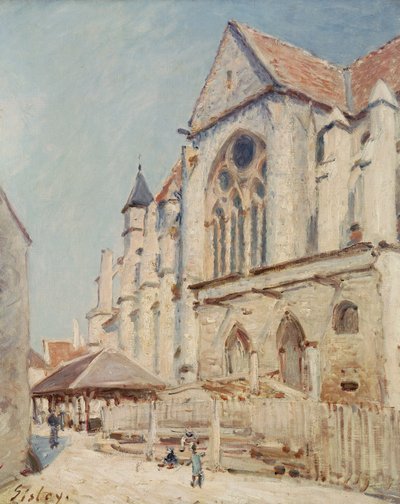 The Church at Moret by Alfred Sisley